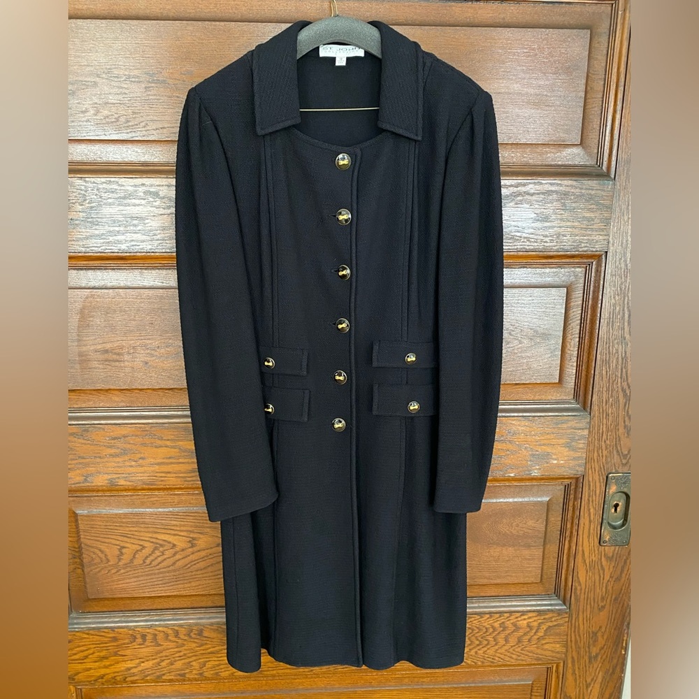 St. John Collection Woven Coat